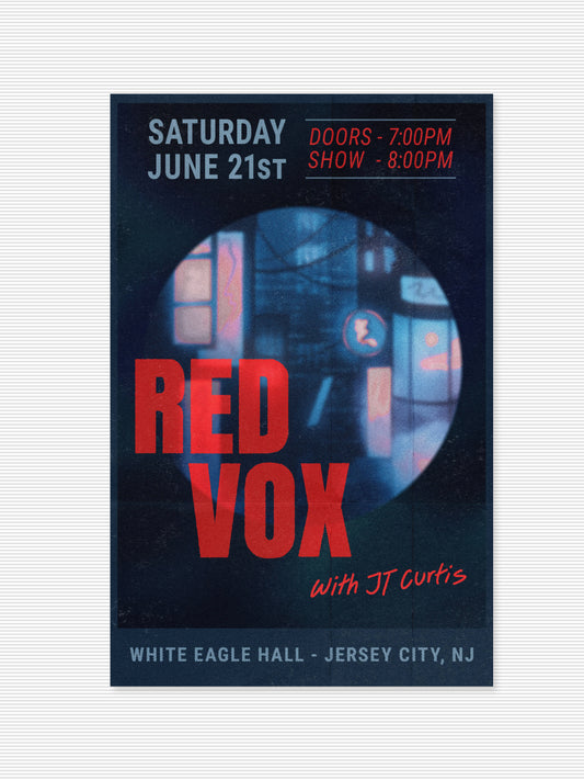 Red Vox White Eagle Hall Poster (11x17)