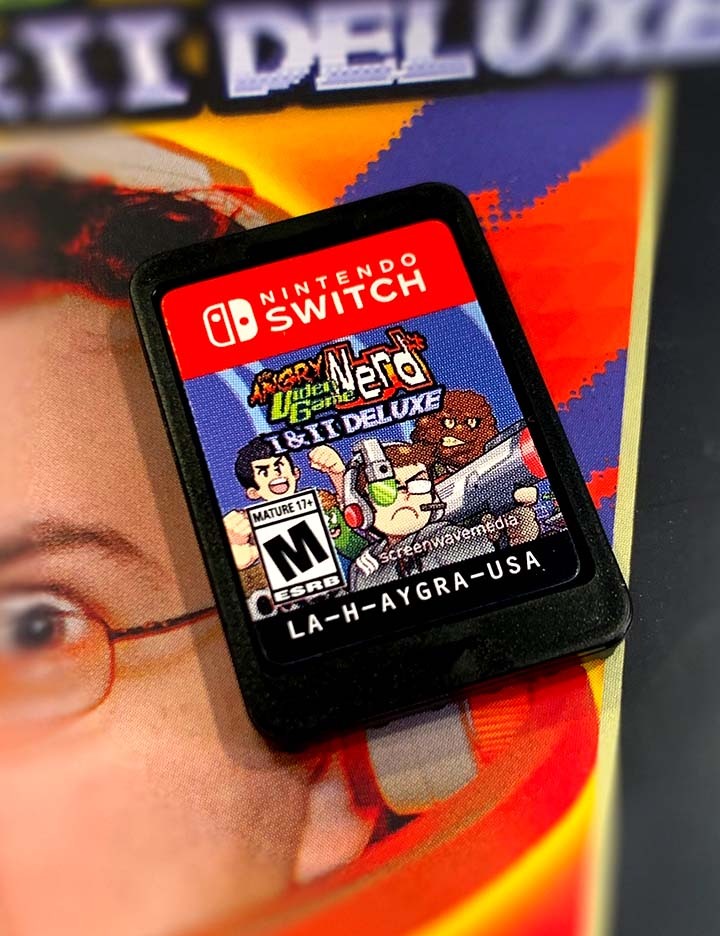 Angry video game shop nerd game switch