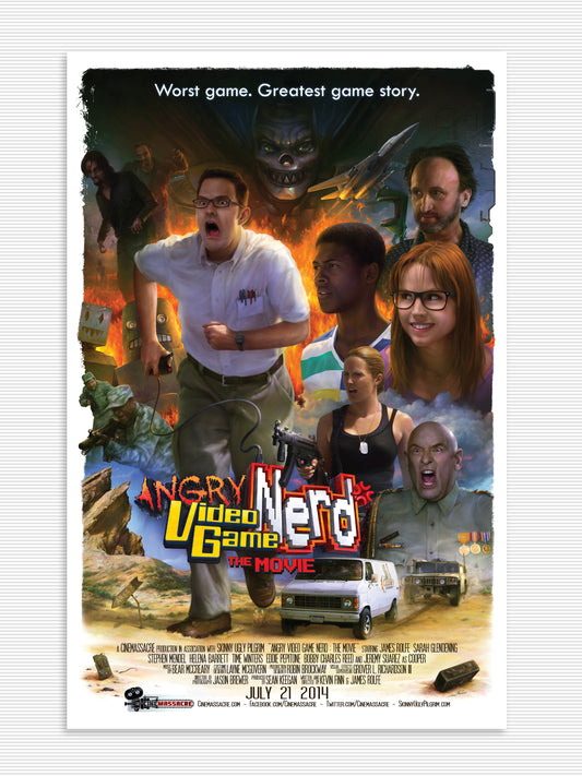 Angry Video Game Nerd: The Movie Poster (11x17)